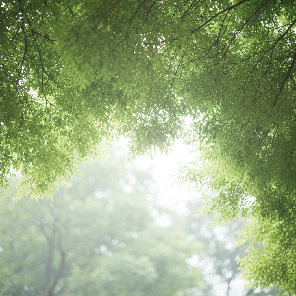 Svetloba skozi listje