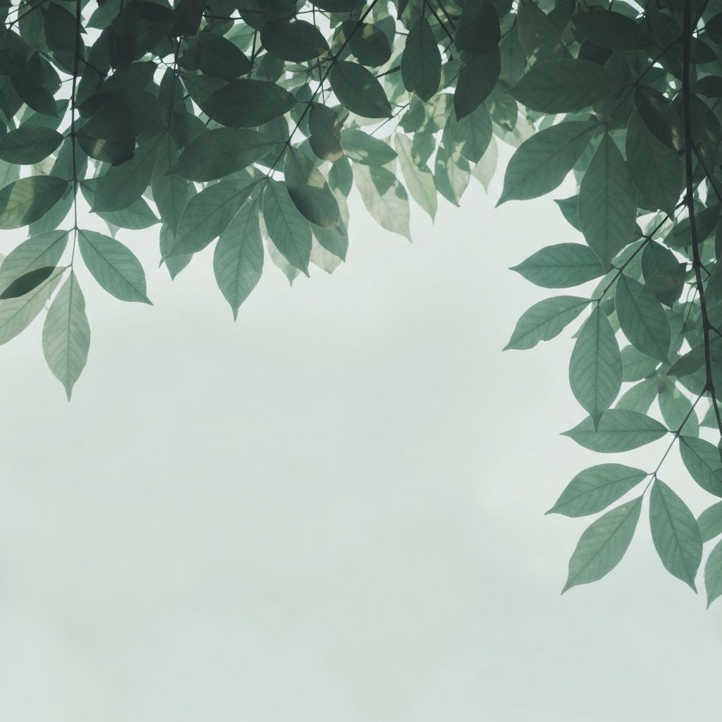 Svetloba skozi listje